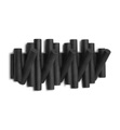 Umbra - Garderobenleiste Picket 38 cm, Schwarz