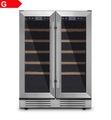 undefined, Cavist - Weinkühlschrank CAVCED42 - Schwarz und Silber