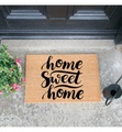 Home - Fussmatte Sweet 60 x 40 x 1.5 cm - Camel und Schwarz