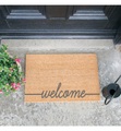 Home - Fussmatte Welcome Scribble 60 x 40 x 1.5 cm - Camel und Grau