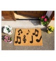 Home - Fussmatte Music Notes 60 x 40 x 1.5 - Camel