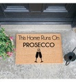 Home, Home - Fussmatte This Runs On Prosecco 60 x 40 x 1.5 cm - Camel und Schwarz