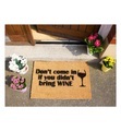 Home - Fussmatte Without Wine 60 x 40 x 1.5 cm - Camel