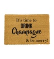 Artsy - Fussmatte Xmas Drink Champagne - 60 x 40 cm