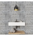 Ambiance sticker - 24-teiliges Fliesensticker-Set - 80 x 120 cm - Grau