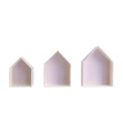 Little nice things, Little Nice Things - 3er-Set Wandregale - Beige und Hellrosa