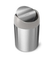 SimpleHuman - Abfalleimer 1.5 l, Silber