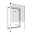undefined, Windhager - Rino-Insektenschutz-Rollo Fenster - 130 x 160 cm ,Weiss