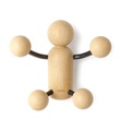 Umbra - Wandhaken Woody 4 Haken, Nature