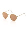 Ray-Ban - Sonnenbrille Round - Gold und Hellorange