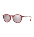Ray-Ban - Sonnenbrille Round Family - Rot