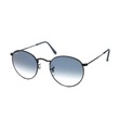Ray-Ban - Sonnenbrille Round Metal - Schwarz