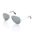 Ray-Ban - Sonnenbrille Aviator - Silber und Grau