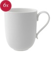 Villeroy Boch, Villeroy & Boch - 6er-Set Kaffeebecher New Cottage - Weiss