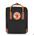 Fjallraven - Mini-Rucksack KÅNKEN RAINBOW MINI - Schwarz