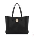 Longchamp - Leder-Shoppingtasche Roseau - Schwarz
