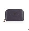 Longchamp - Leder-Portemonnaie Le Pliage - Marinblau