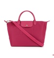 Longchamp - Handtasche Le Pliage Néo M - Dunkelrosa