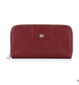 undefined, Longchamp - Lederbrieftasche Le Pliage Cuir - Dunkelrot