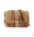 Longchamp - Lederumhängetasche Amazone - Beige