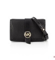 Michael Kors - Lederumhängetasche MK Charm Medium - Schwarz