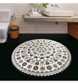 Home - Badematte Venice - 140 cm - Schwarz und Weiss