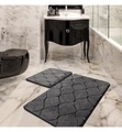 Home, Home - 2er-Set Badvorleger Infinity - Schwarz