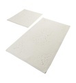 Home - 2er-Set Badvorleger Ottoman - Cremeweiss