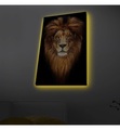 Home - Dekoratives Leinwandbild LED, 45 x 70 cm - Multicolor