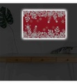 Home - Dekoratives Leinwandbild LED, 45 x 70 cm - Multicolor