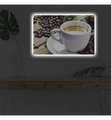 Home - Dekoratives Leinwandbild LED, 45 x 70 cm - Multicolor