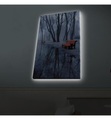 Home - Dekoratives Leinwandbild LED, 45 x 70 cm - Multicolor