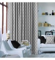 Home - Vorhang - 140 x 260 cm - Grau und Weiss