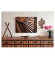 Home - Holz-Wandregal Tent - Braun