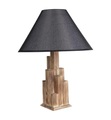 Home, Home - Tischlampe - Braun und Schwarz