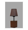 undefined, Home - Tischlampe - Braun