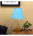 Home - Tischlampe - Blau, Gold