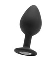 Diamond Analplug Schwarz - L