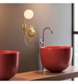 Home - Wandlampe Pot - Glänzendes Gold