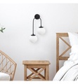 Home - Wandleuchte Fulgor - Schwarz