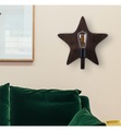 undefined, Home - Wandlampe Yildiz - Walnuss
