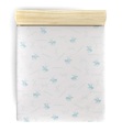 Beverly Hills Polo Club - Spannbetttuch - 140 x 190 + 25 cm - Weiss und Seegrün