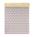 Beverly Hills Polo Club - Spannbetttuch - 140 x 190 + 25 cm - Hellorange und Dunkelblau und Weiss