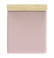 Home - Spannbetttuch - 90 x 190 + 25 cm - Hellrosa