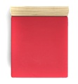 Home - Spannbetttuch - 140 x 190 cm - Rot
