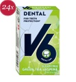 V6 Dental Care Kaugummi Green Tea Jasmine (24 Stück)