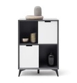 Mca Furniture - Kommode - Weiss, Grau