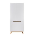 Mca furniture, Mca Furniture - Kleiderschrank - Weiss und Beige