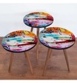 Home - 3er-Set Beistelltische - Multicolor