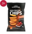 Layenberger, Layenberger - LowCrab.one High-Protein Chips Sweet Chili - 5x 75 g